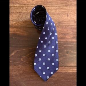 🍁SALE🍁BROOKS Basics Classic Blue Silk Necktie